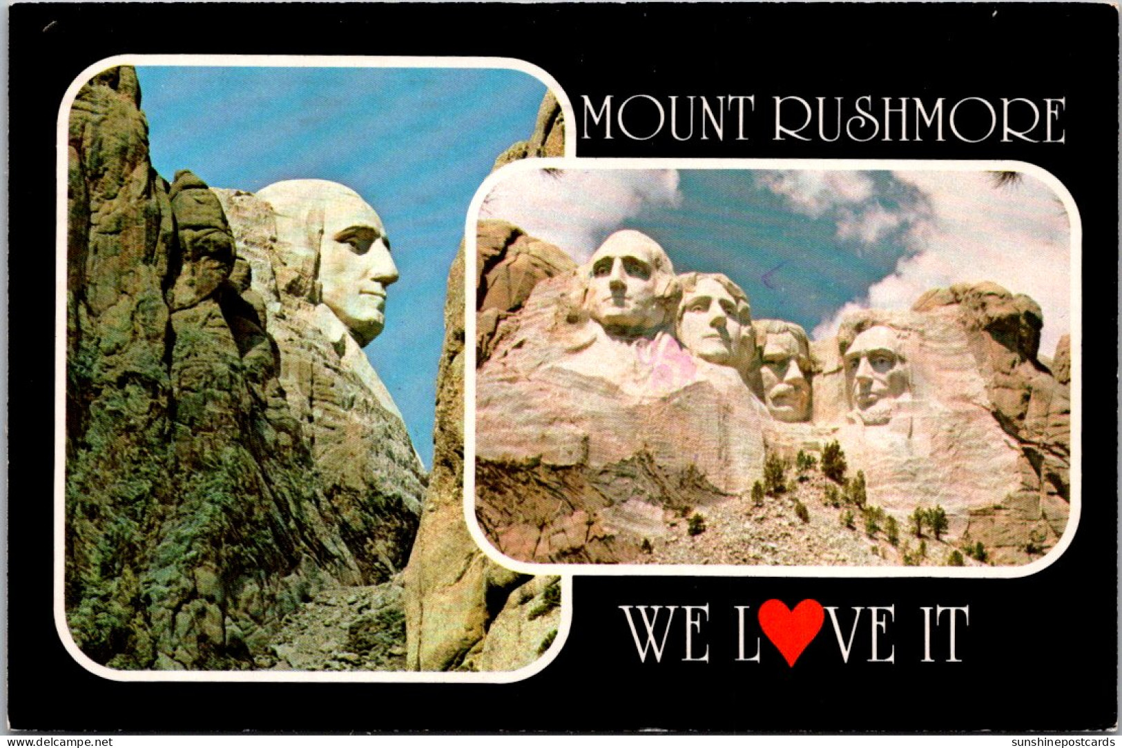 South Dakota Black Hills Mount Rushmore We Love It 1986 - Altri & Non Classificati