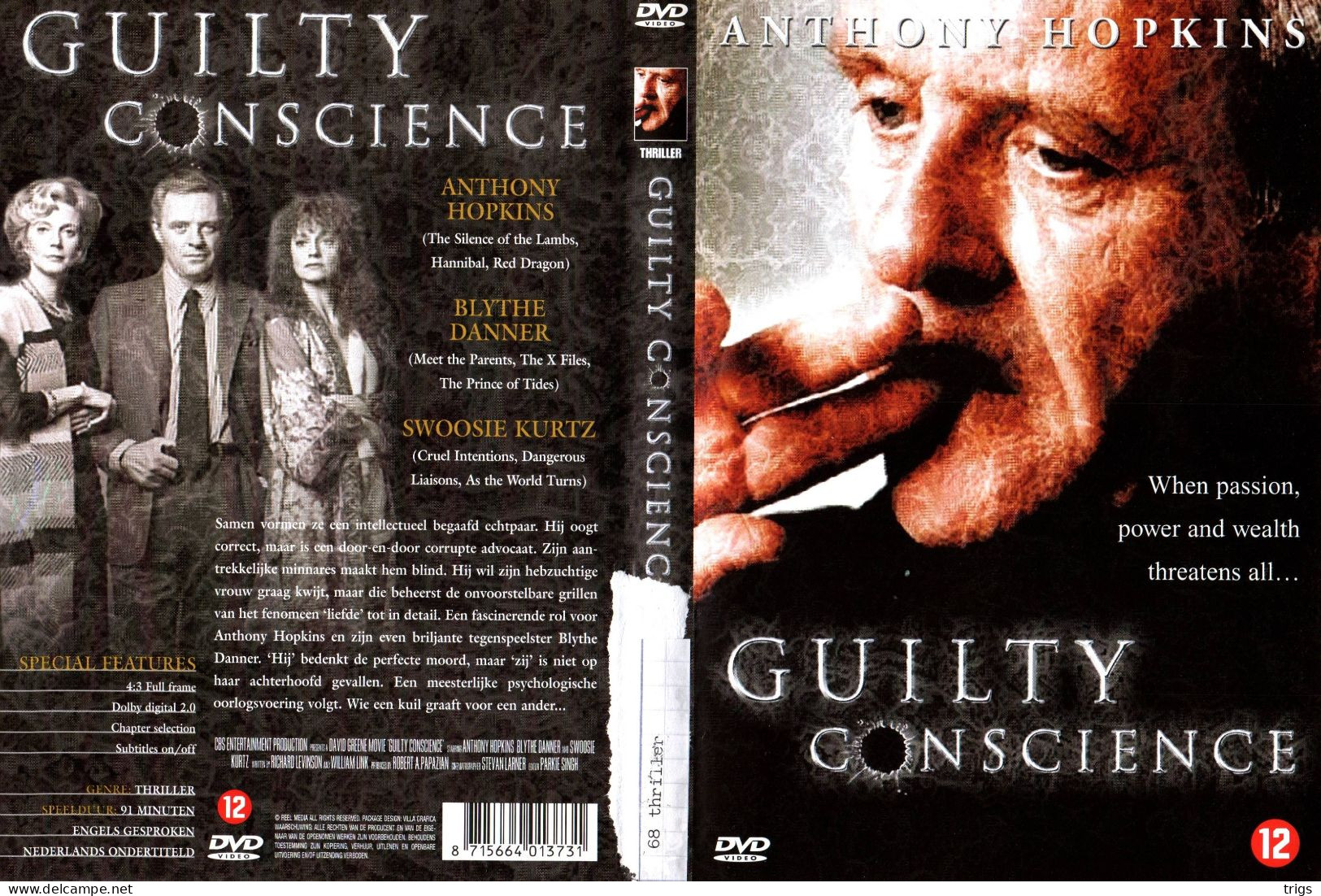 DVD - Guilty Conscience - Policiers