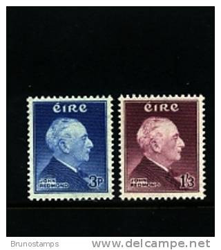 IRELAND/EIRE - 1957 JOHN REDMOND  SET  MINT NH - Unused Stamps