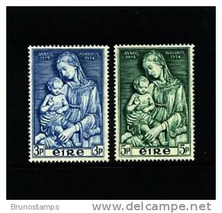 IRELAND/EIRE - 1954  MARIAN YEAR  SET  MINT NH - Neufs