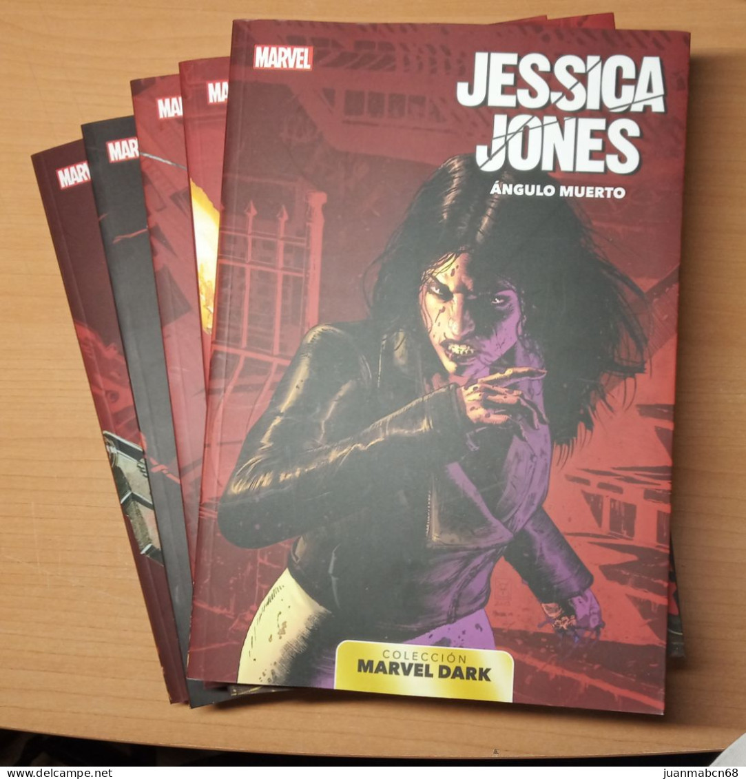 5 COMICS COLECCION MARVEL DARK (EL CASTIGADOR + JESSICA JONES + VIUDA NEGRA + MASACRE+ DAREDEVIL) - Sin Clasificación