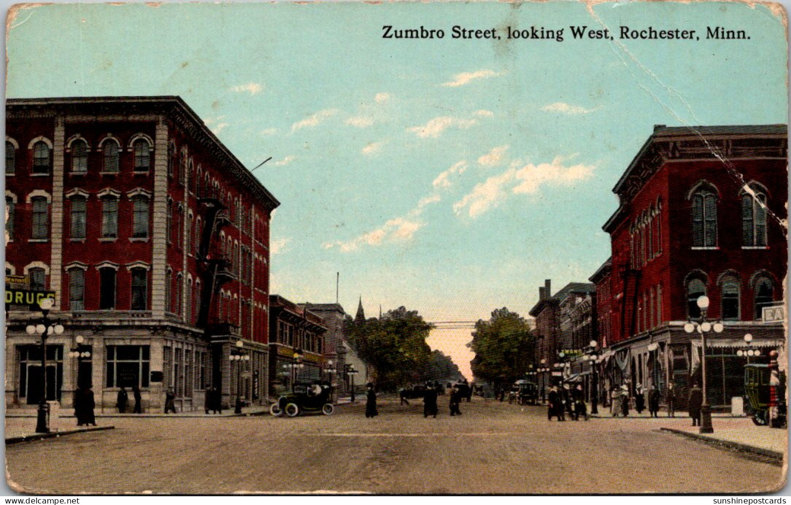 Minnesota Rochester Zumbro Street Looking West - Rochester