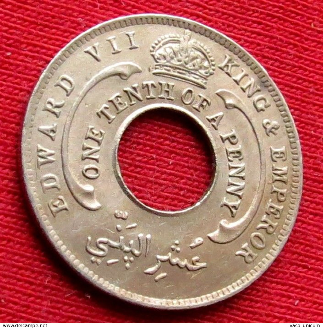 Nigeria British West Africa 1/10 Penny 1908 Km# 3 Afrique  Penny - Nigeria