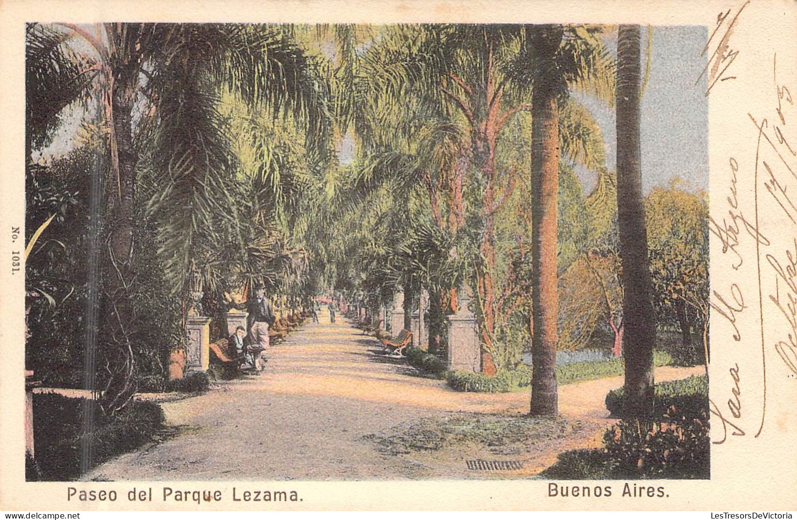 ARGENTINE - BUENOS AIRES - Paseo Del Parque Lezama - Carte Postale Ancienne - Argentinien