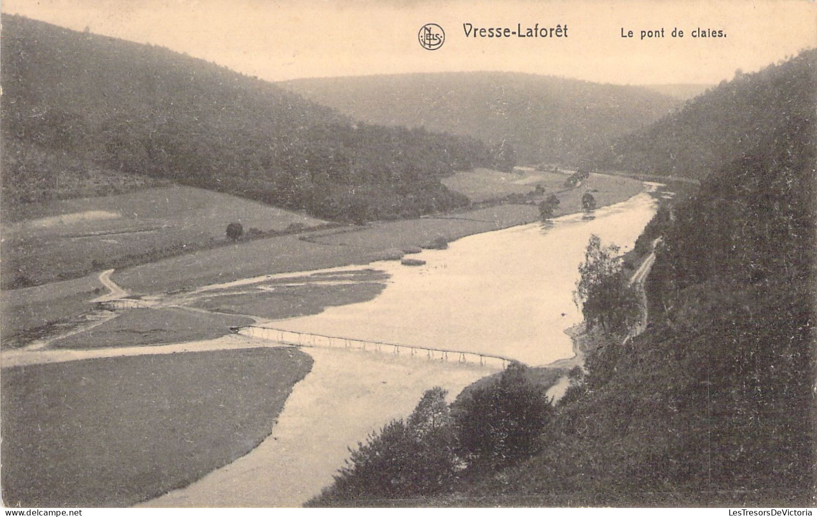 BELGIQUE - VRESSE LAFORET - Le Pont Des Claies - Carte Postale Ancienne - Andere & Zonder Classificatie