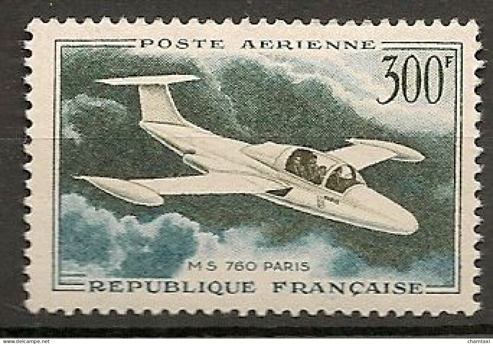 FRANCE 1955 PA 35  POSTE AERIENNE  35 MORANES SAULNIER 760 "PARIS" - 1927-1959 Neufs