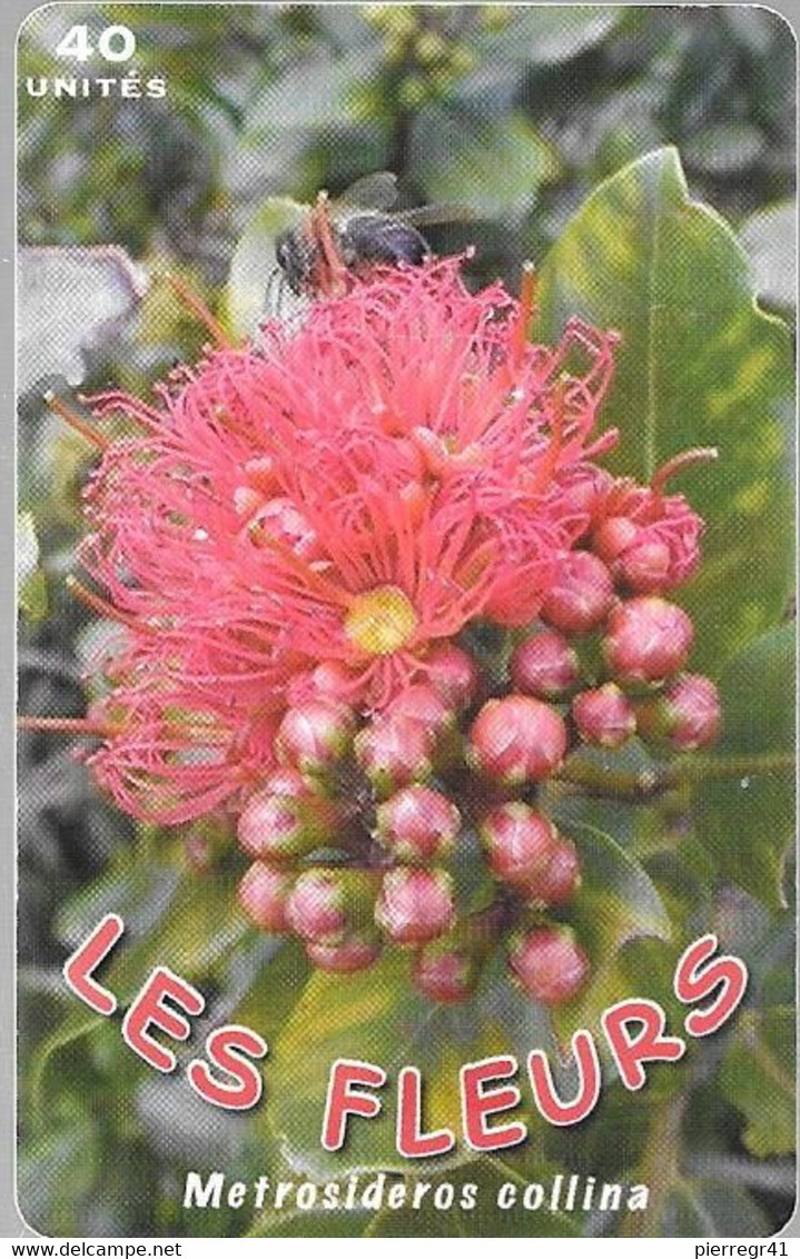 CARTE-PUCE-POLYNESIE-40U-PF147-GEMA-08/04-LES FLEURS-UTILISE-TBE/RARE - Polynésie Française