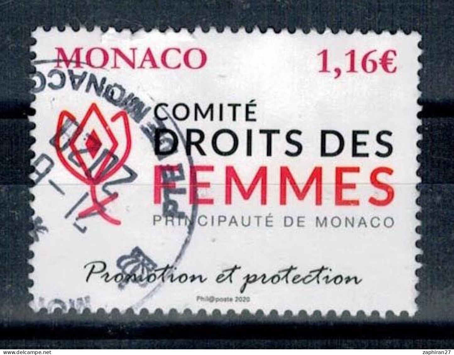 2020 MONACO DROIT DES FEMMES OBLITERE  #233# - Oblitérés