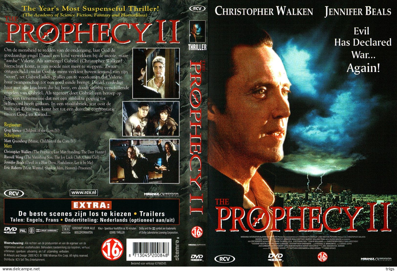 DVD - The Prophecy II - Horreur