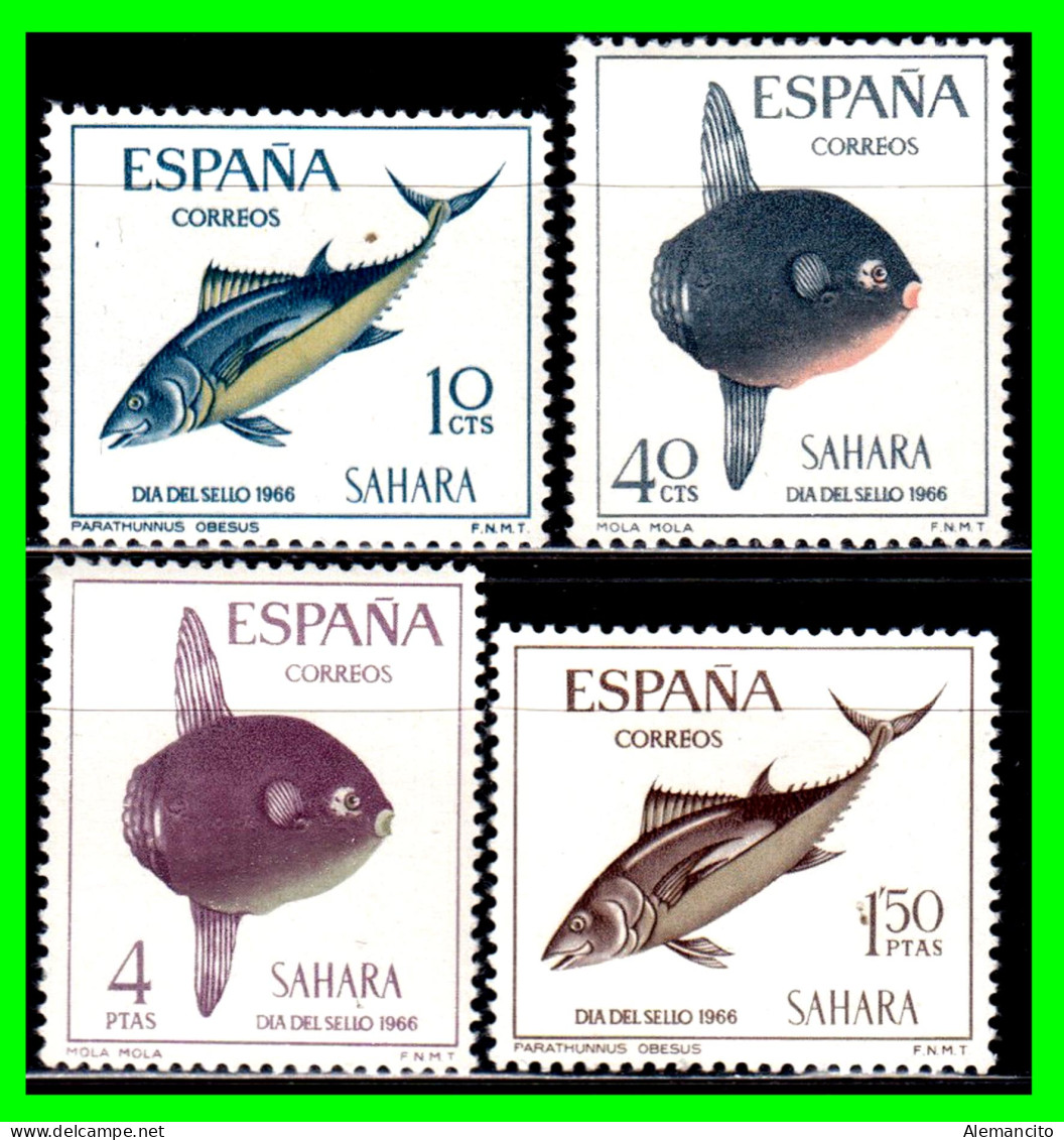 ESPAÑA COLONIAS ESPAÑOLAS ( SAHARA ESPAÑOL AFRICA ) SERIE DE SELLOS AÑO 1966 - DIA DEL SELLO - NUEVOS - - Sahara Español