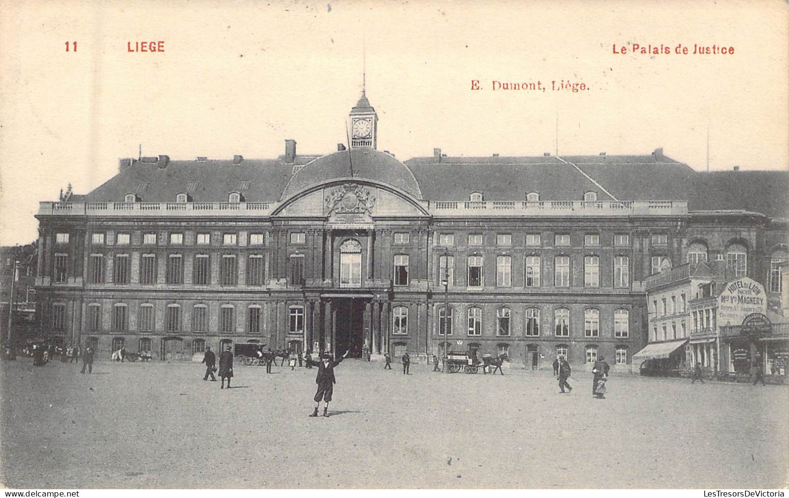 LIEGE - Le Palais De Justice - Edit E Dumont - Carte Postale Ancienne - Sonstige & Ohne Zuordnung