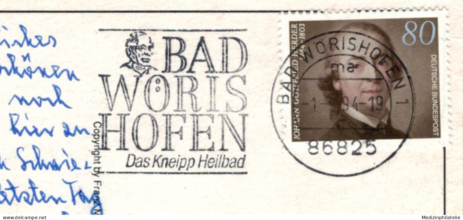 BAD WÖRISHOFEN - KNEIPP HEILBAD 1994 - 86825 Johann Gottfried Herder - Bäderwesen