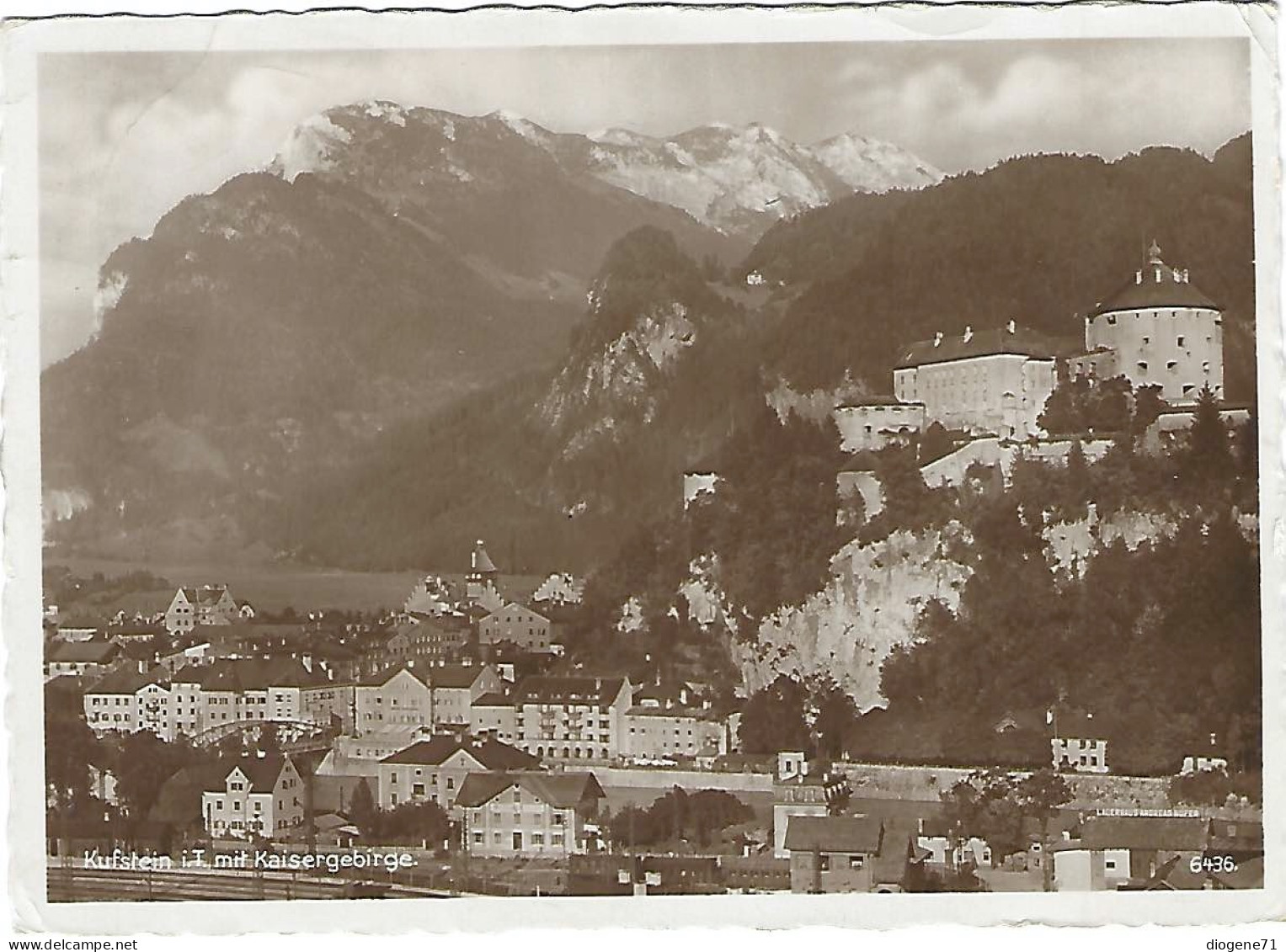 Kufstein Mit Kaisergebirge 1939 - Kufstein