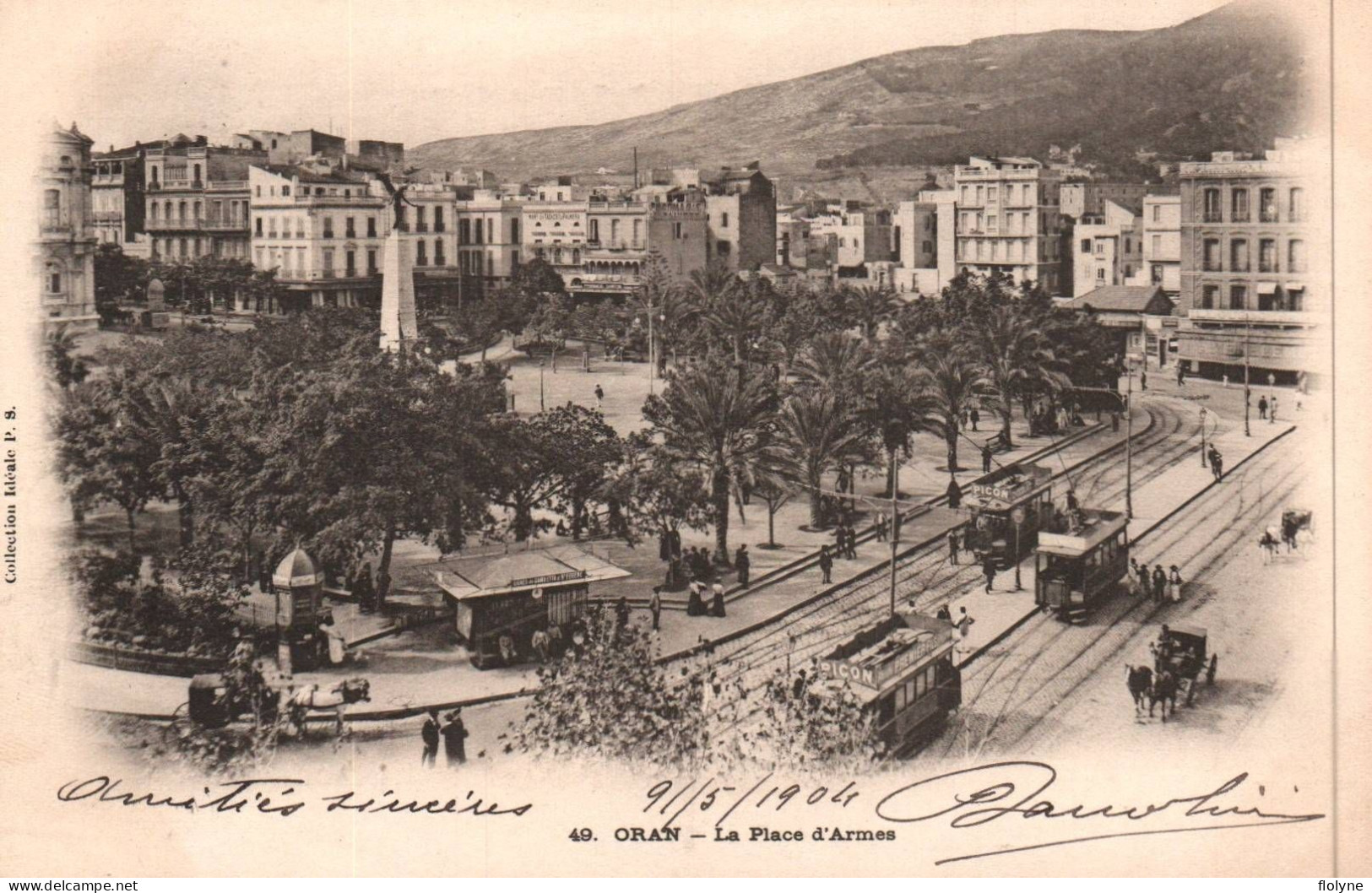 Oran - La Place D'armes - Tram Tramway - Algerie Algeria - Oran