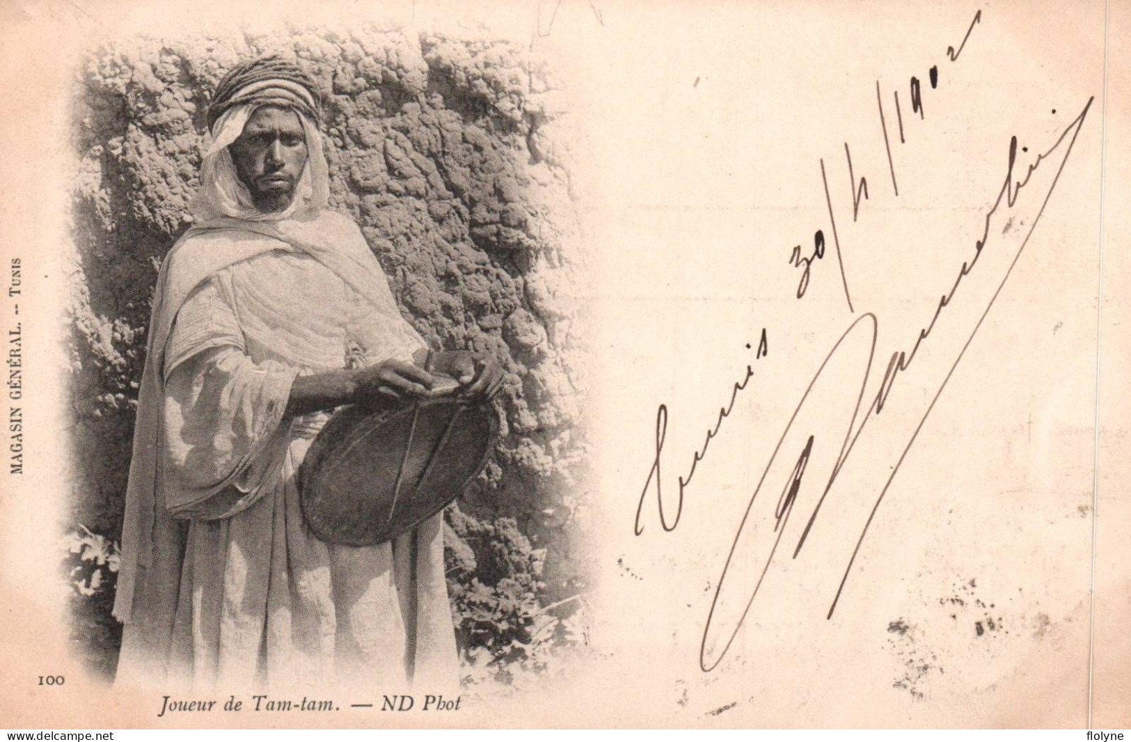 Joueur De Tam Tam - Type Personnage Musicien - Algerie Algeria - Uomini