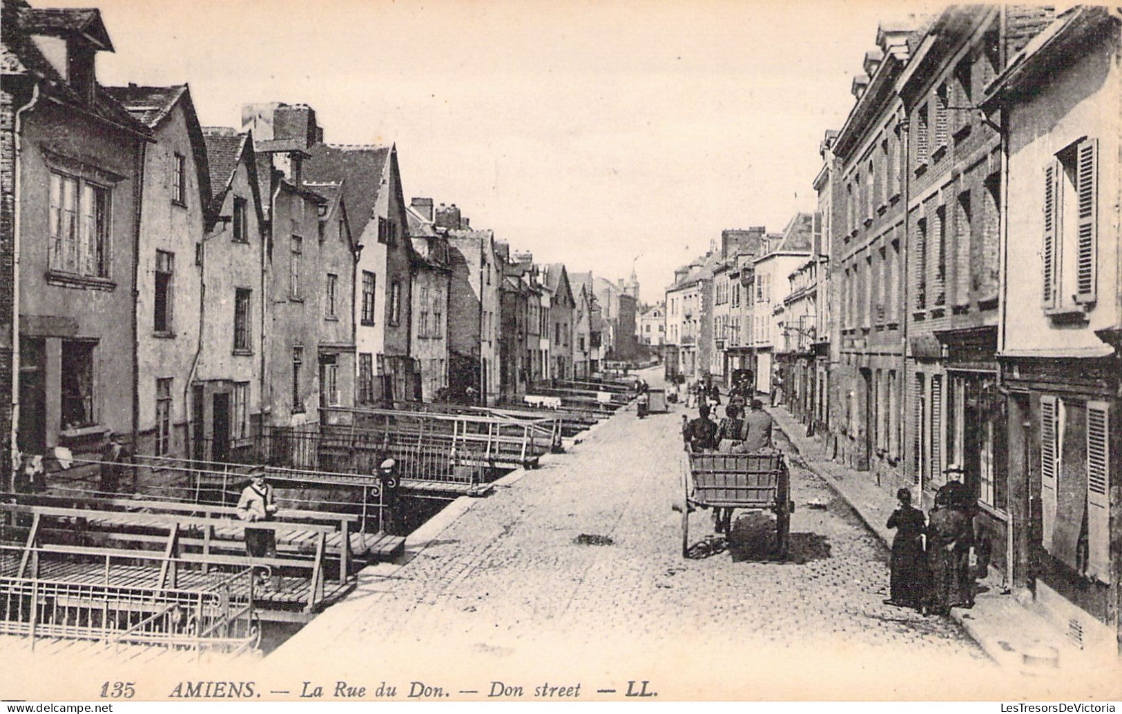 FRANCE - 80 - AMIENS - La Rue Du Don - LL - Carte Postale Ancienne - Amiens