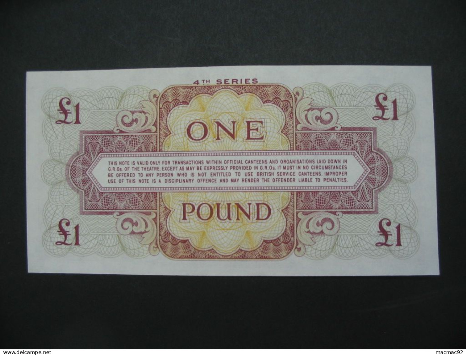 1 One Pound  British Armed  Forces  **** EN  ACHAT IMMEDIAT  **** - Other & Unclassified