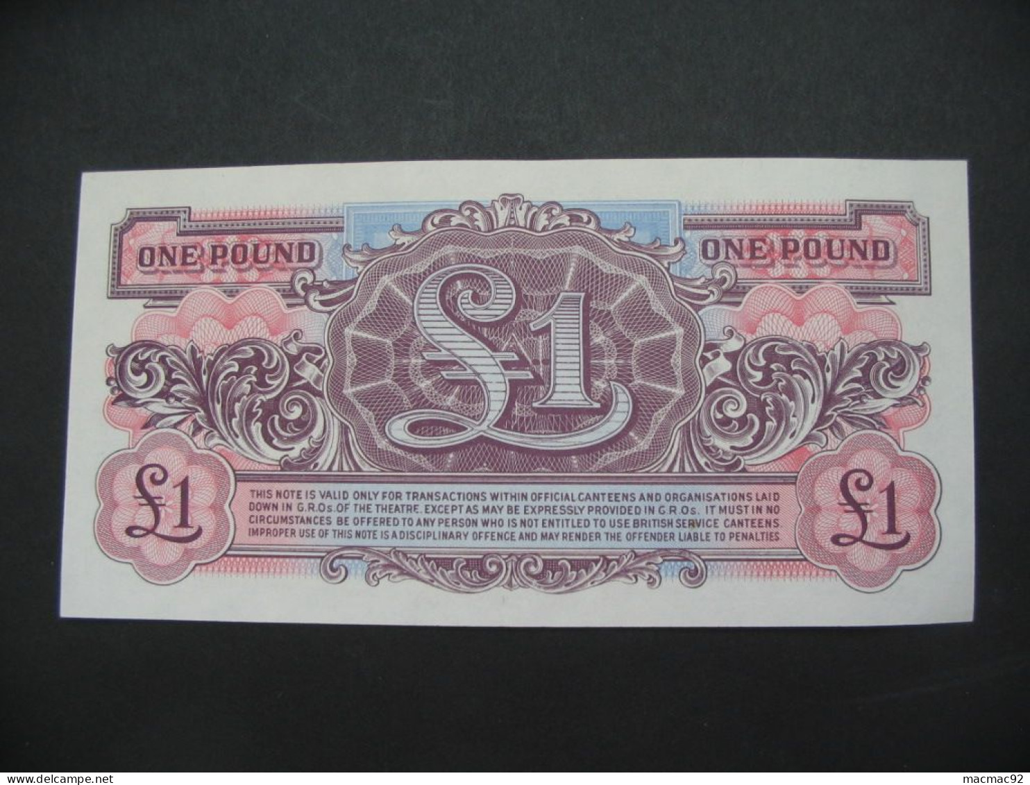 1 One Pound  British Armed  Forces  - 2 Eme Série    **** EN  ACHAT IMMEDIAT  **** - Other & Unclassified