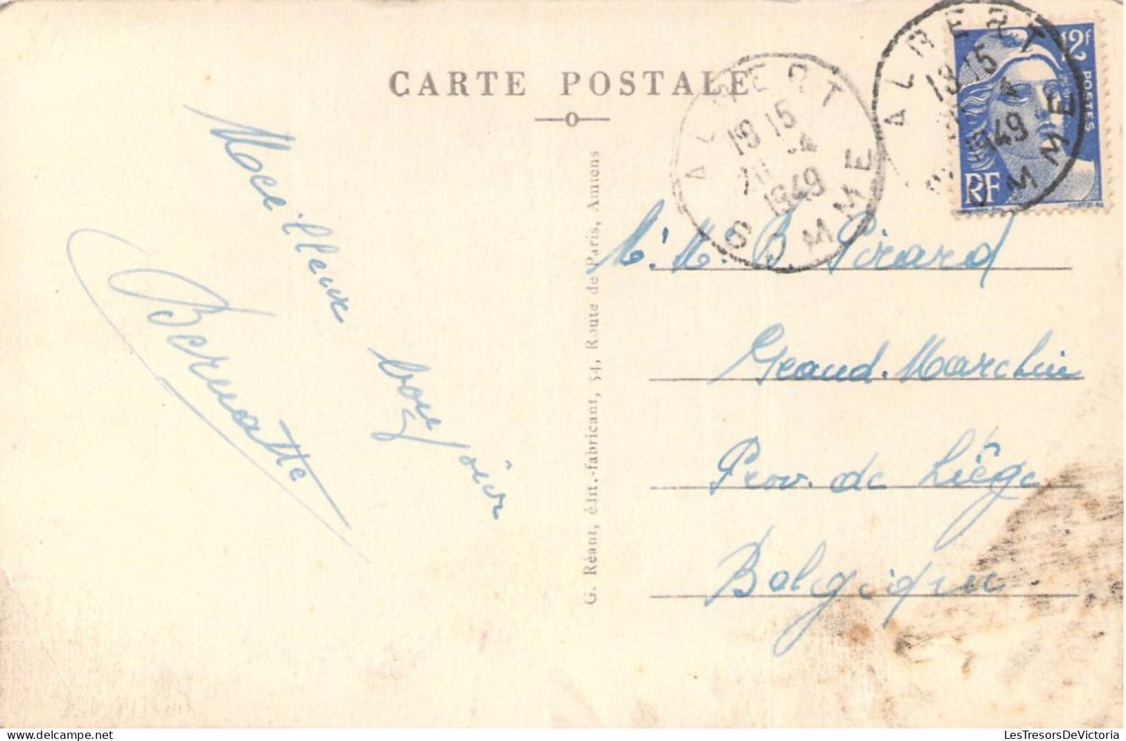 FRANCE - 80 - ALBERT - La Basilique  - Carte Postale Ancienne - Albert