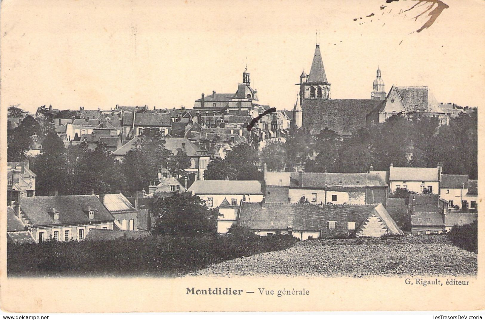 FRANCE - 80 - MONTDIDIER - Vue Générale - G Rigault - Carte Postale Ancienne - Montdidier