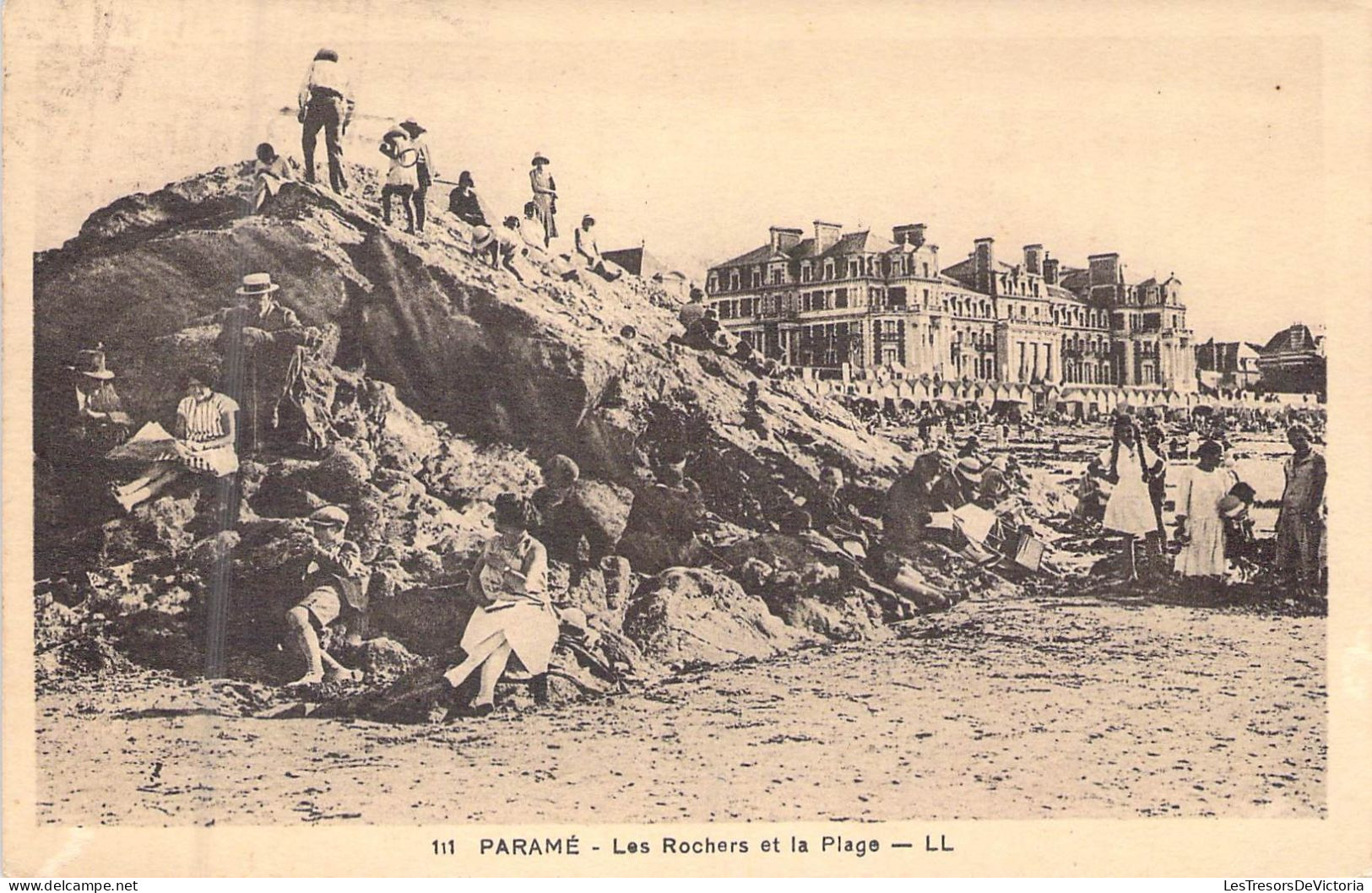 FRANCE - 35 - PARAME - Les Rochers Et La Plage - LL - Carte Postale Ancienne - Parame