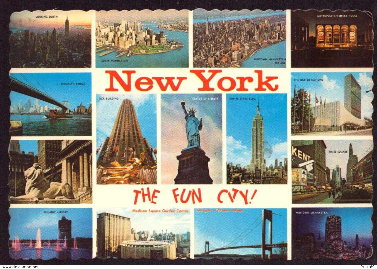 AK 127434 USA - New York City - Multi-vues, Vues Panoramiques