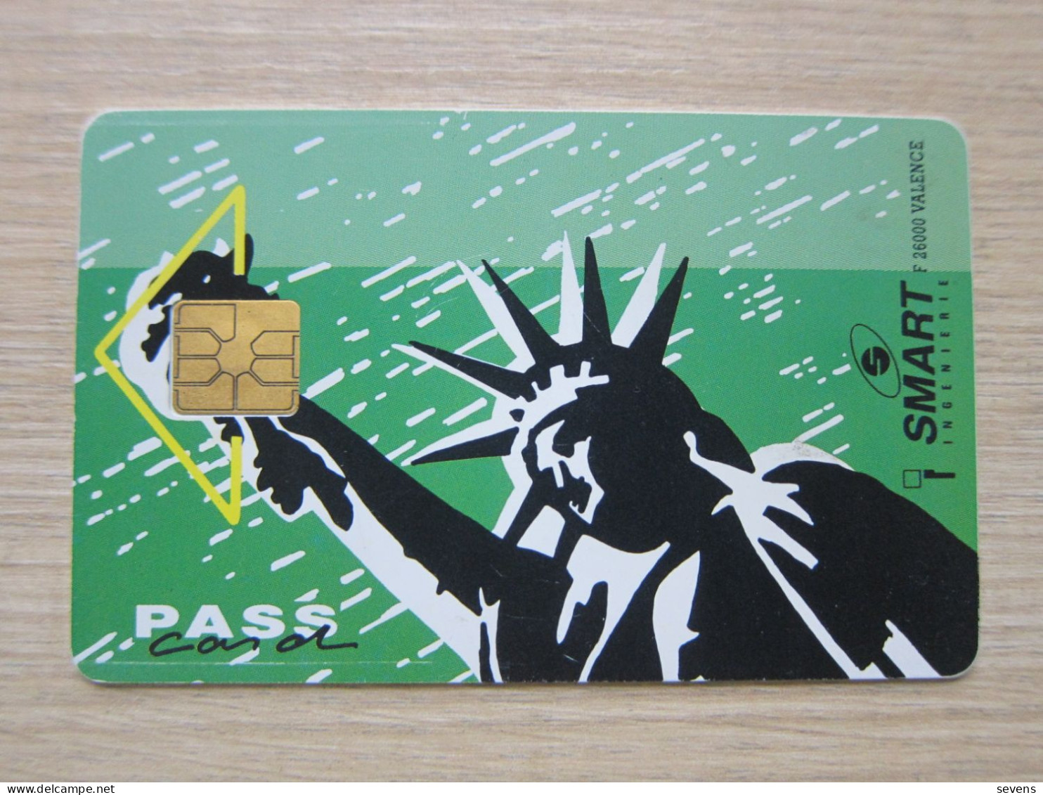 Smart Ingenierie Chip Card, Pass Card, Liberty Statue - Monace