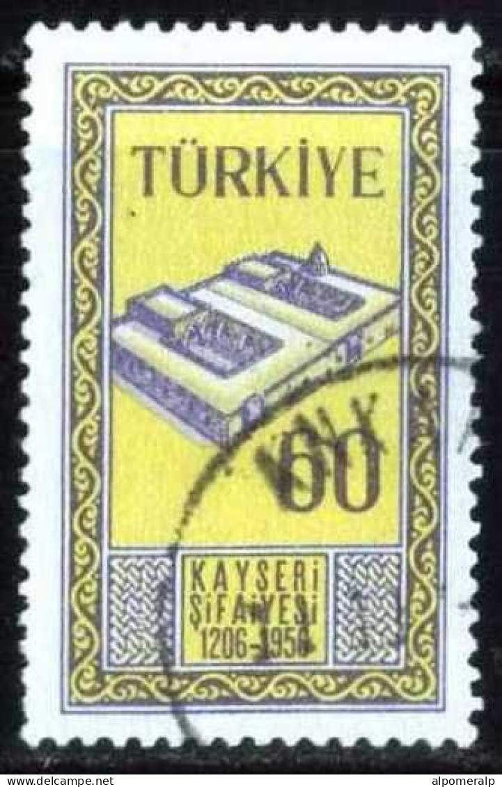 Türkiye 1956 Mi 1487 Kayseri Medical School And Clinic, 750th Anniversary - Oblitérés