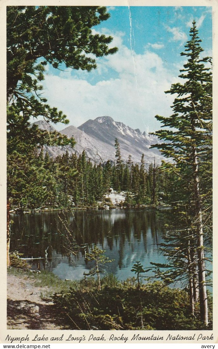 Nymph Lake And Long's Peak, Rocky Mountain National Park, Colorado  Crease - Rocky Mountains