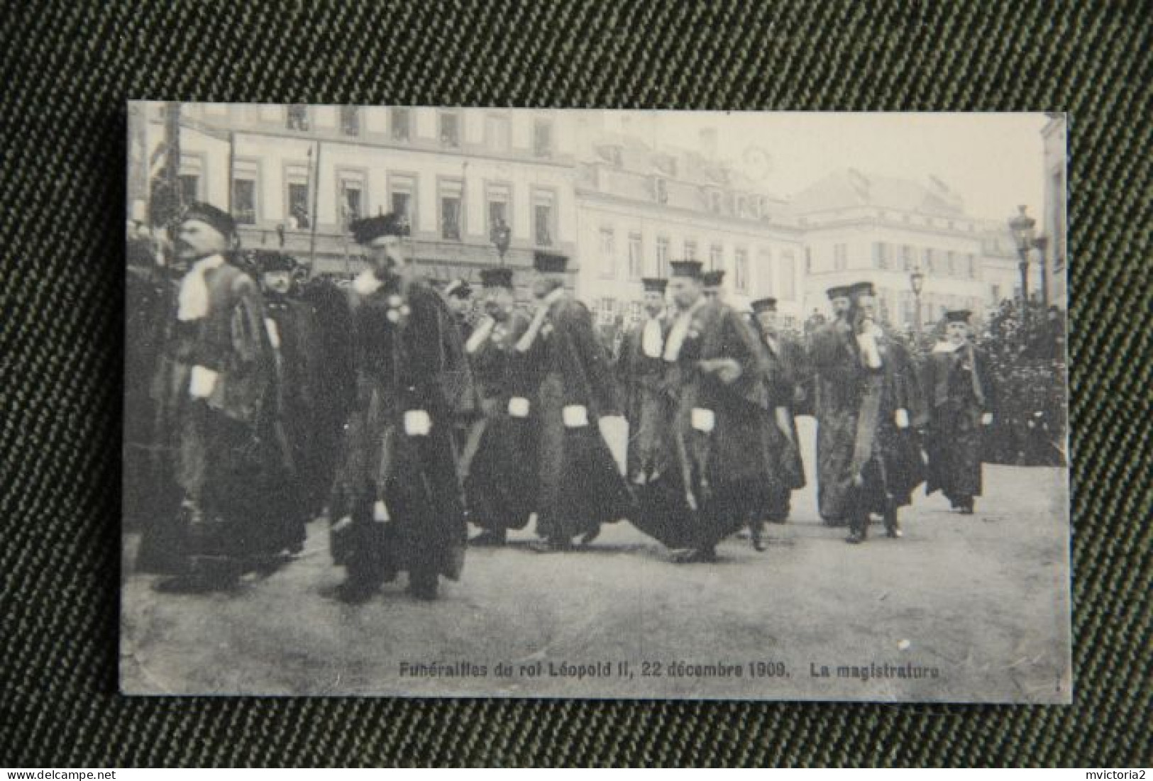 BRUXELLES - Funérailles Du Roi LEOPOLD II, Le 22 Décembre 1909, La Magistrature - Beroemde Personen