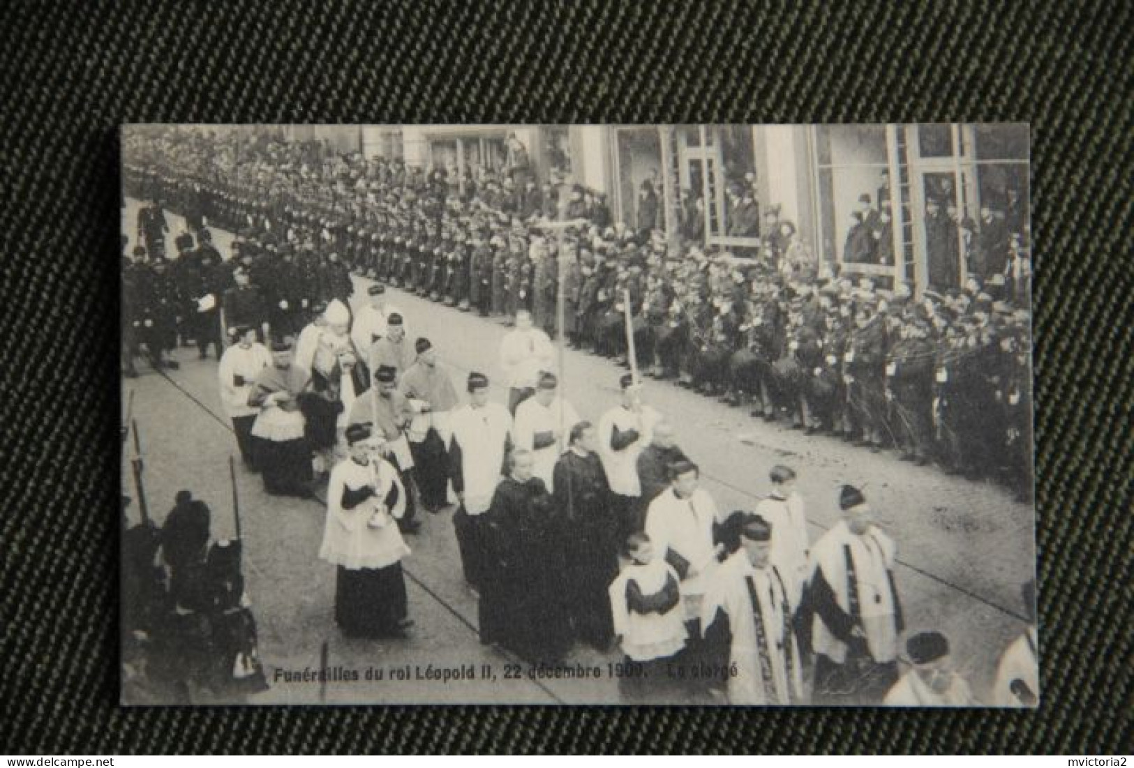 BRUXELLES - Funérailles Du Roi LEOPOLD II, Le 22 Décembre 1909, Le Clergé - Beroemde Personen