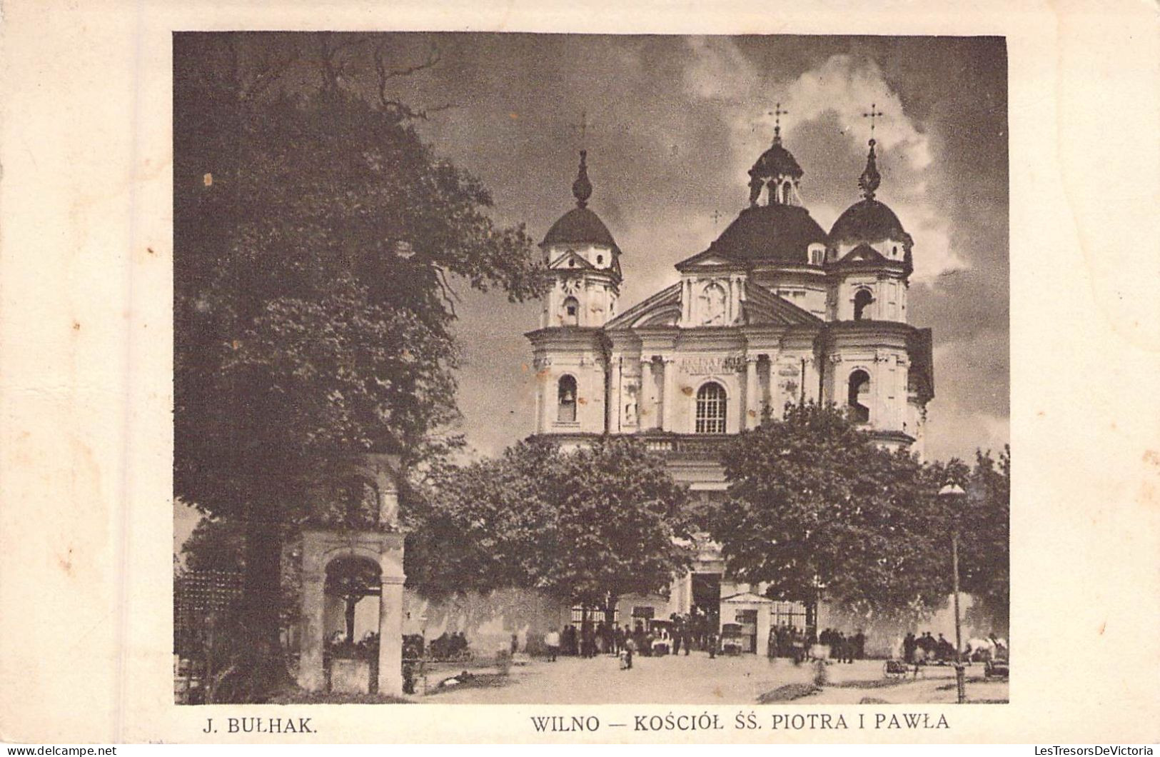 LITUANIE - WILNO - Kosciol SS Piotra I Pawla - J Bulhak - Carte Postale Ancienne - Lithuania