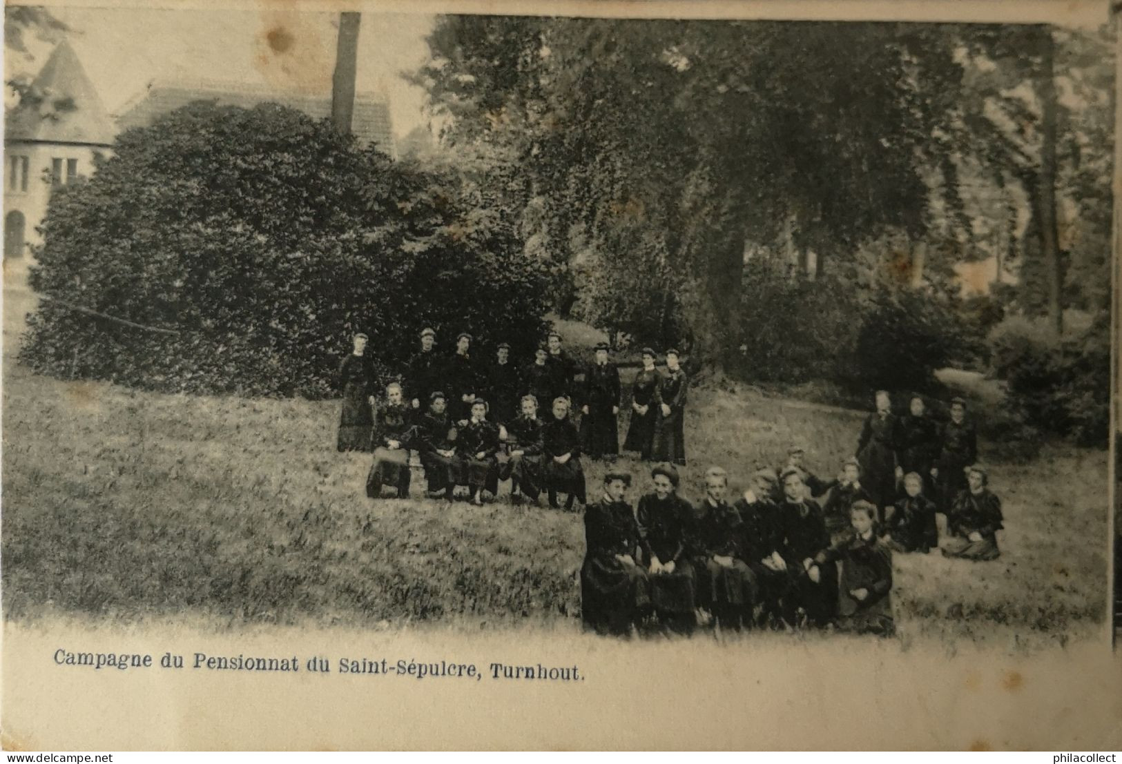 Turnhout // Campagne Du Pensionnat Du Saint Sepulcre 1907 Vlekkig - Turnhout