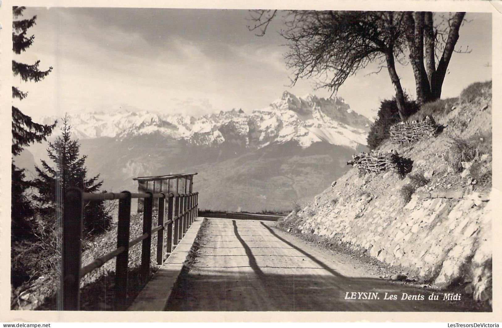 SUISSE - LEYSIN - Les Dents Du Midi - Edit Kull - Carte Postale Ancienne - Leysin