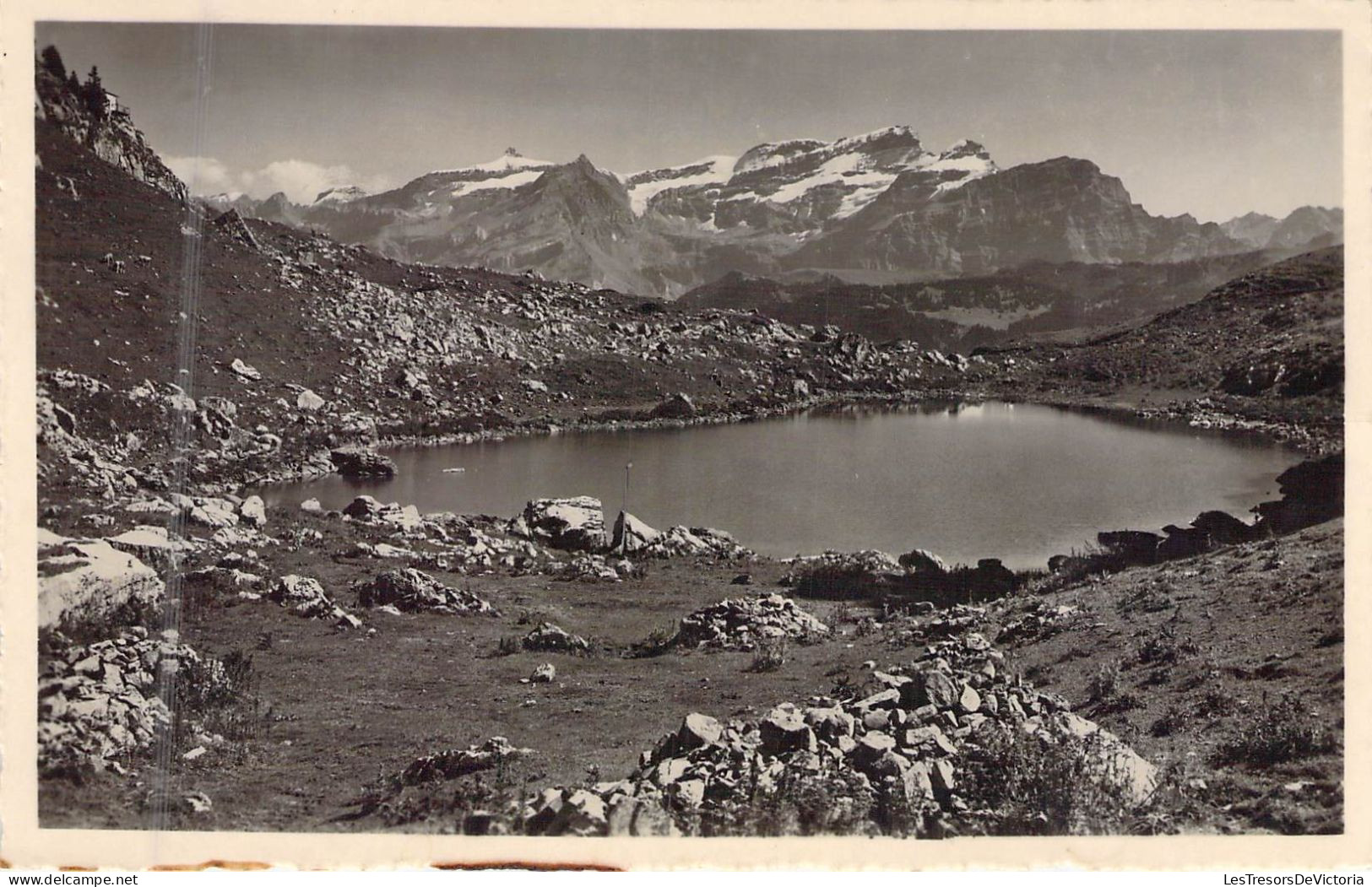 SUISSE - LEYSIN - Lac De Mayen Et Les Diablerets - Edit Kull - Carte Postale Ancienne - Leysin