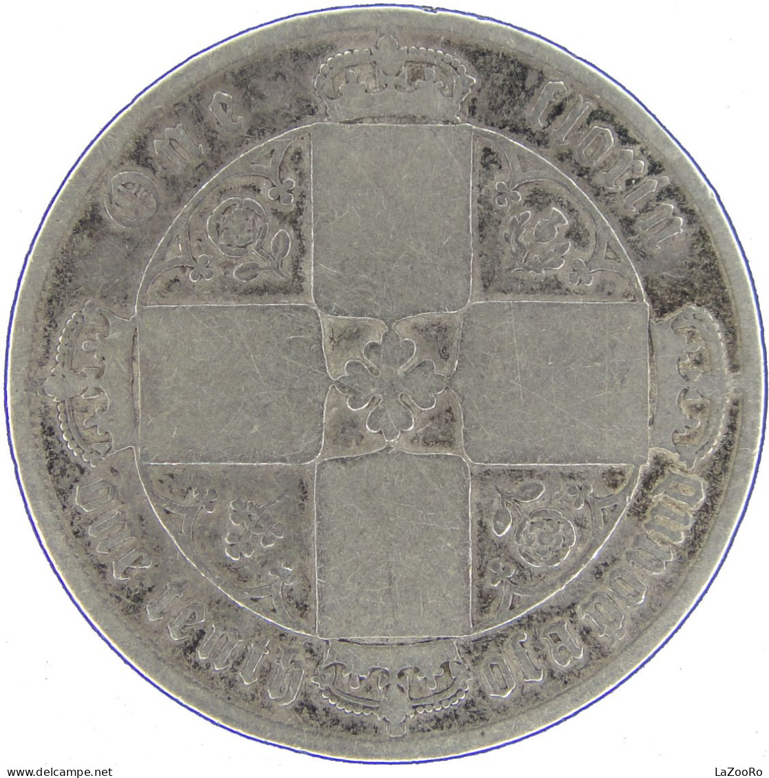 LaZooRo: Great Britain 1 Florin 1873 F - Silver - J. 1 Florin / 2 Schilling