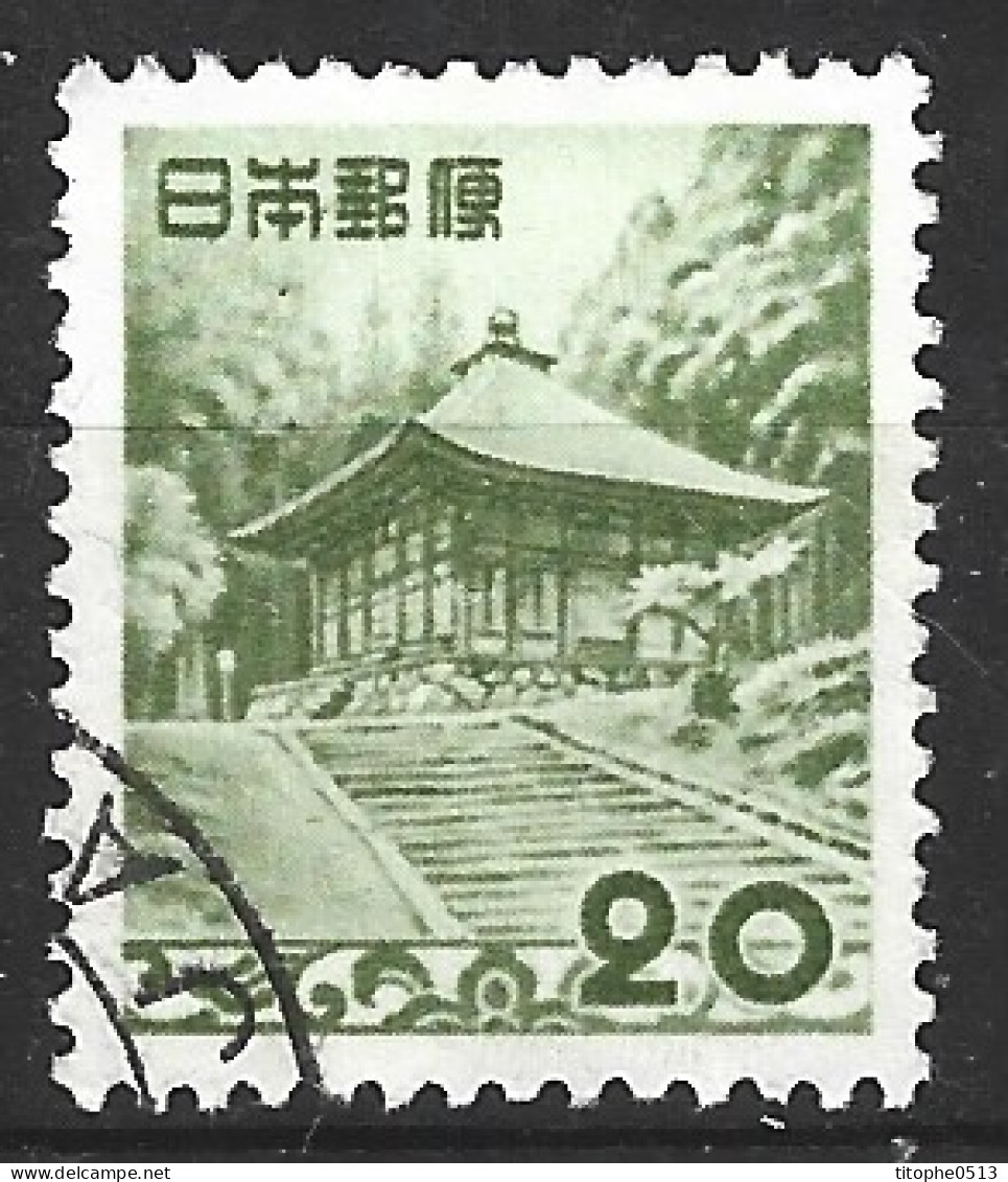 JAPON. N°550 Oblitéré De 1954. Temple D'or De Chysongi. - Bouddhisme
