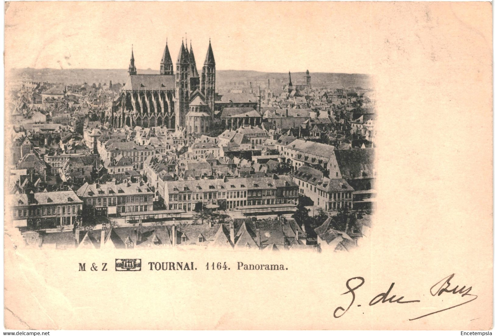 CPA Carte Postale Belgique Tournai Panorama Début 1900  VM65762 - Doornik