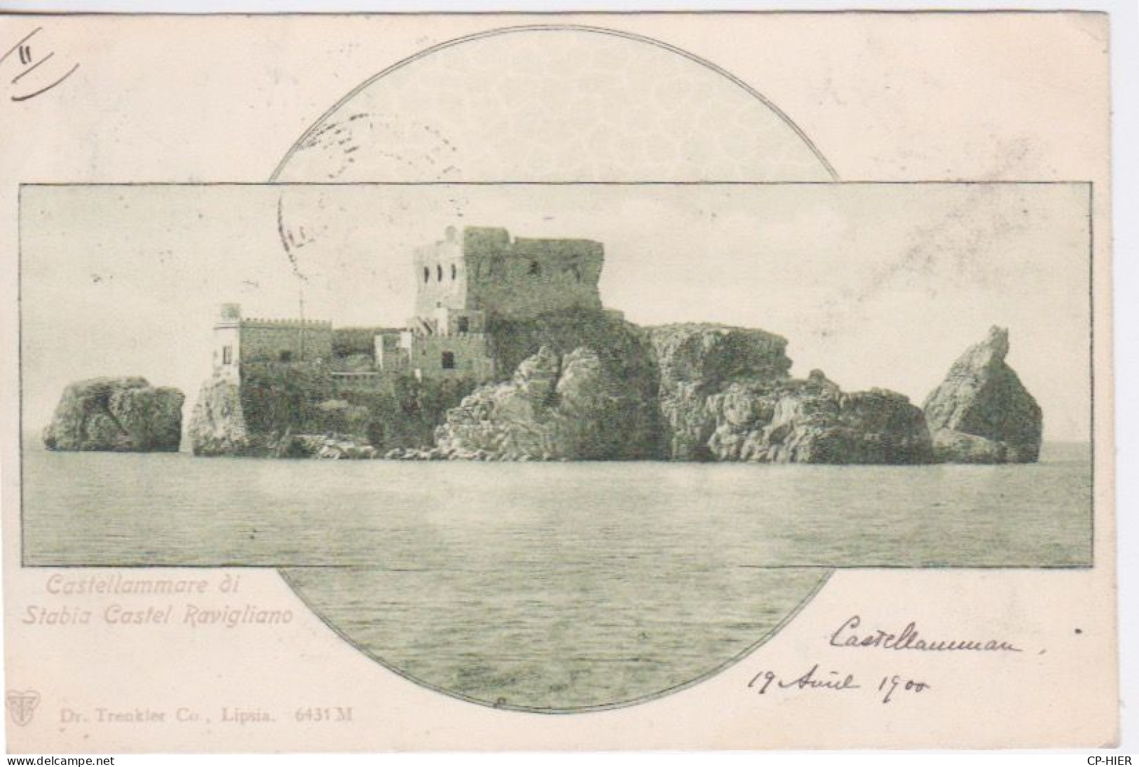 1900 - ITALIE - ITALIA - CASTELLAMMARE DI STABIA -  CASTEL RAVIGLIANO - Castellammare Di Stabia