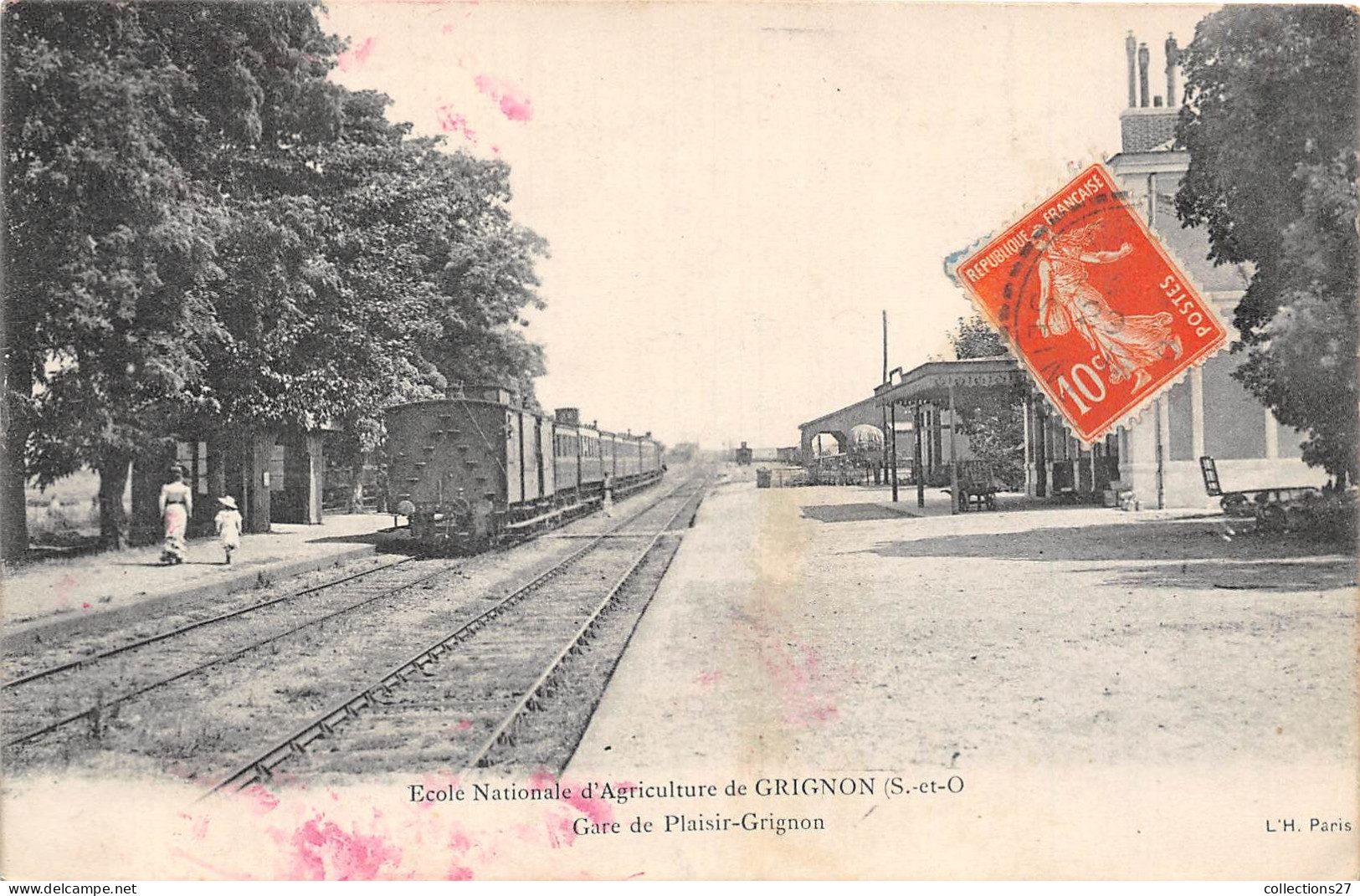 78-GRIGNON- ECOLE NATIONALE D'AGRICULTURE-GARE DE PLAISIR-GRIGNON - Grignon