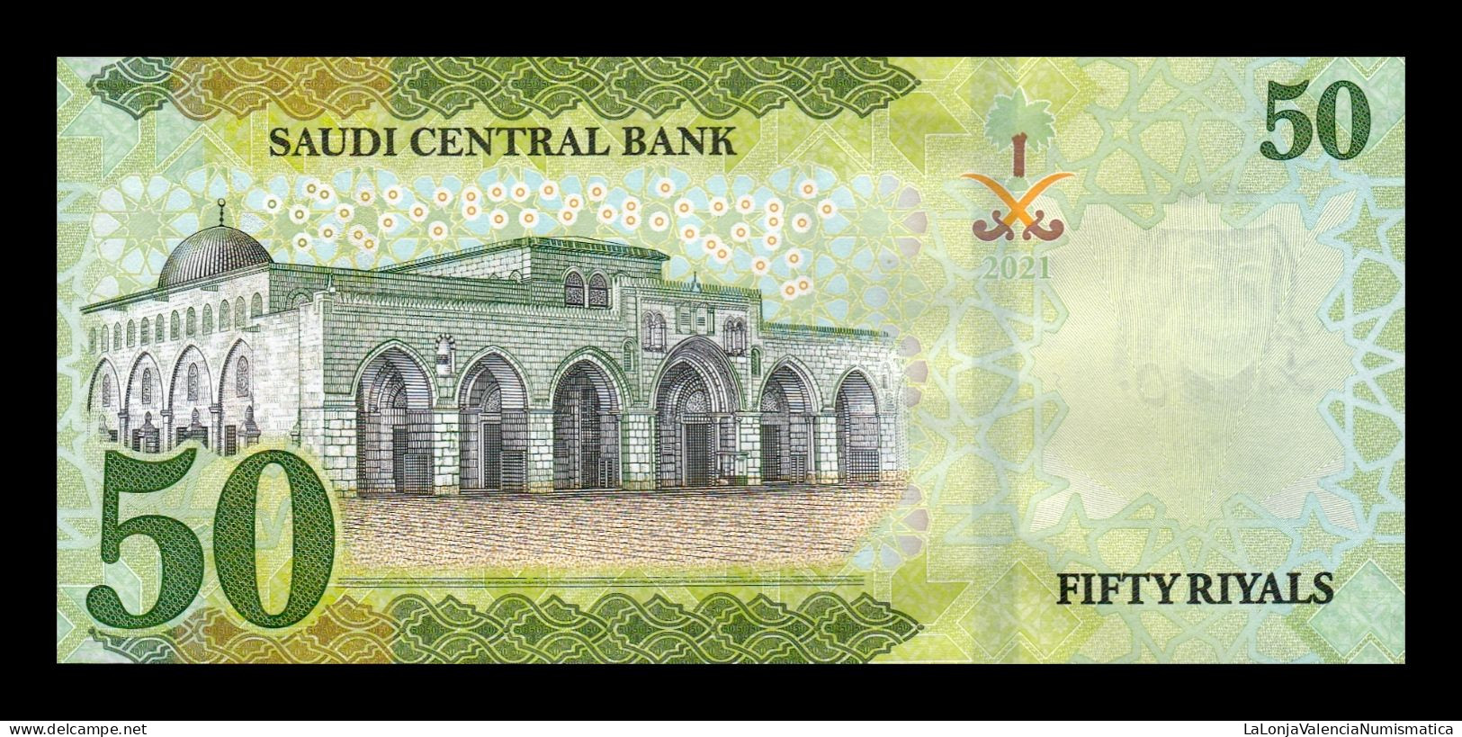 Arabia Saudi 50 Riyals 2021 Pick New Sc Unc - Arabie Saoudite