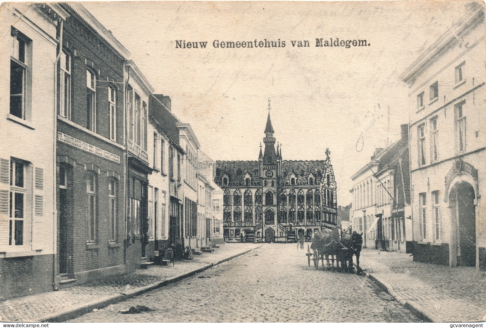 MALDEGEM  HET NIEUW GEMEENTEHUIS VAN MALDEGEM   ZIE SCANS - Maldegem