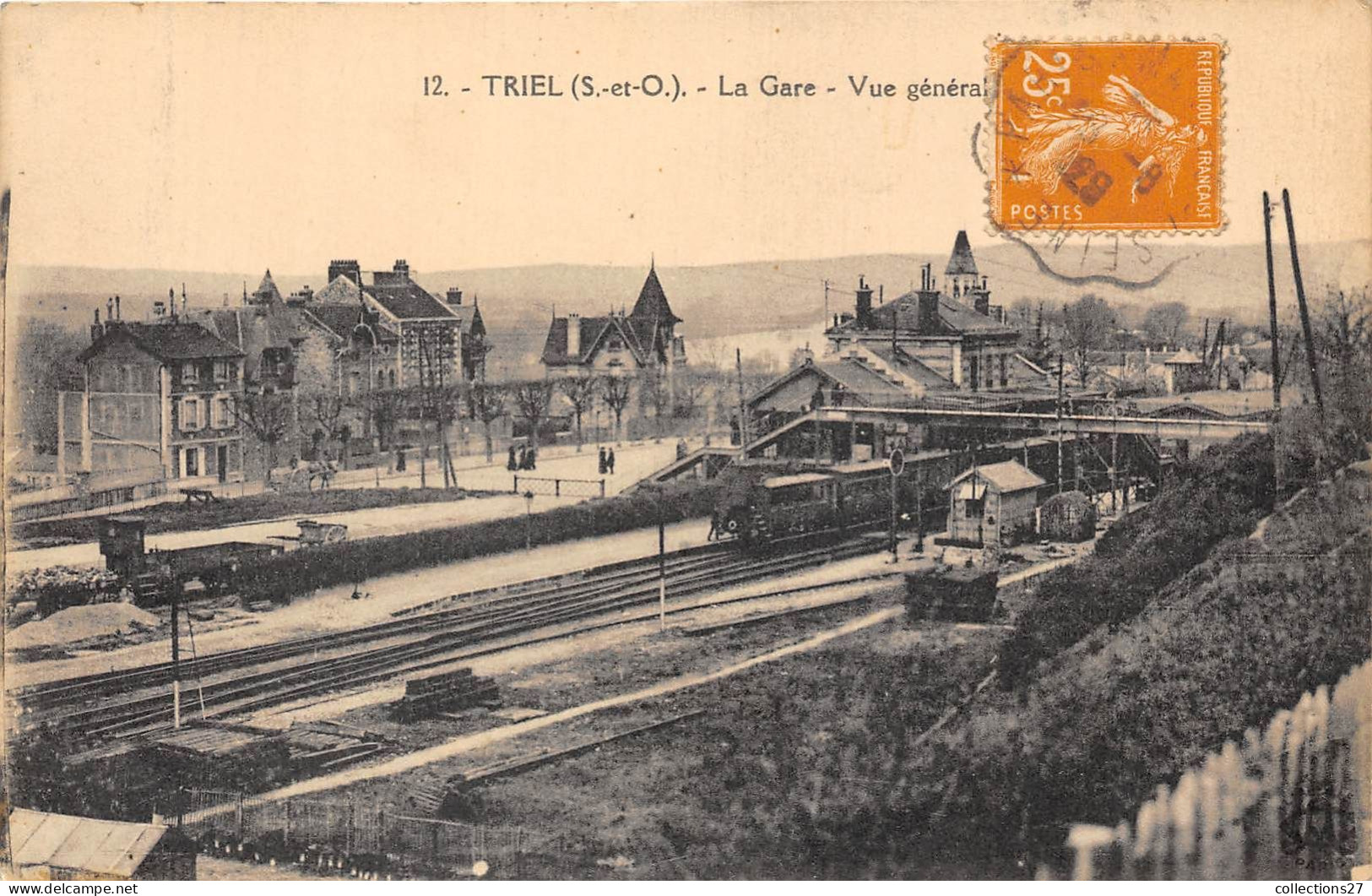 78-TRIEL- LA GARE VUE GENERALE - Triel Sur Seine