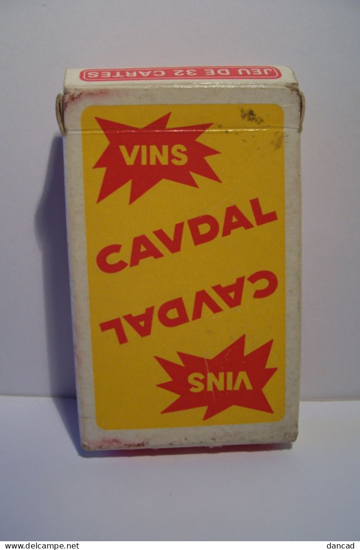 JEU DE 32 CARTES  - Puplicité -    " VINS  CAVDAL " - ( COMPIEGNE ) - 32 Cartas