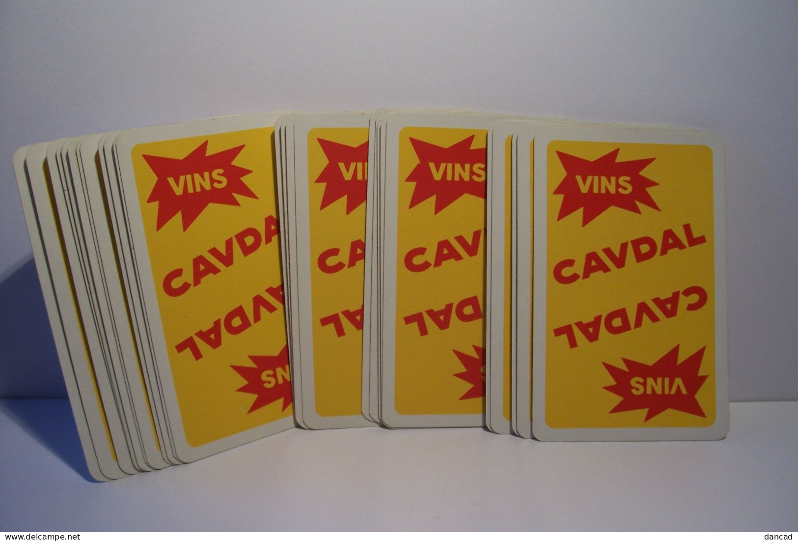 JEU DE 32 CARTES  - Puplicité -    " VINS  CAVDAL " - ( COMPIEGNE ) - 32 Karten