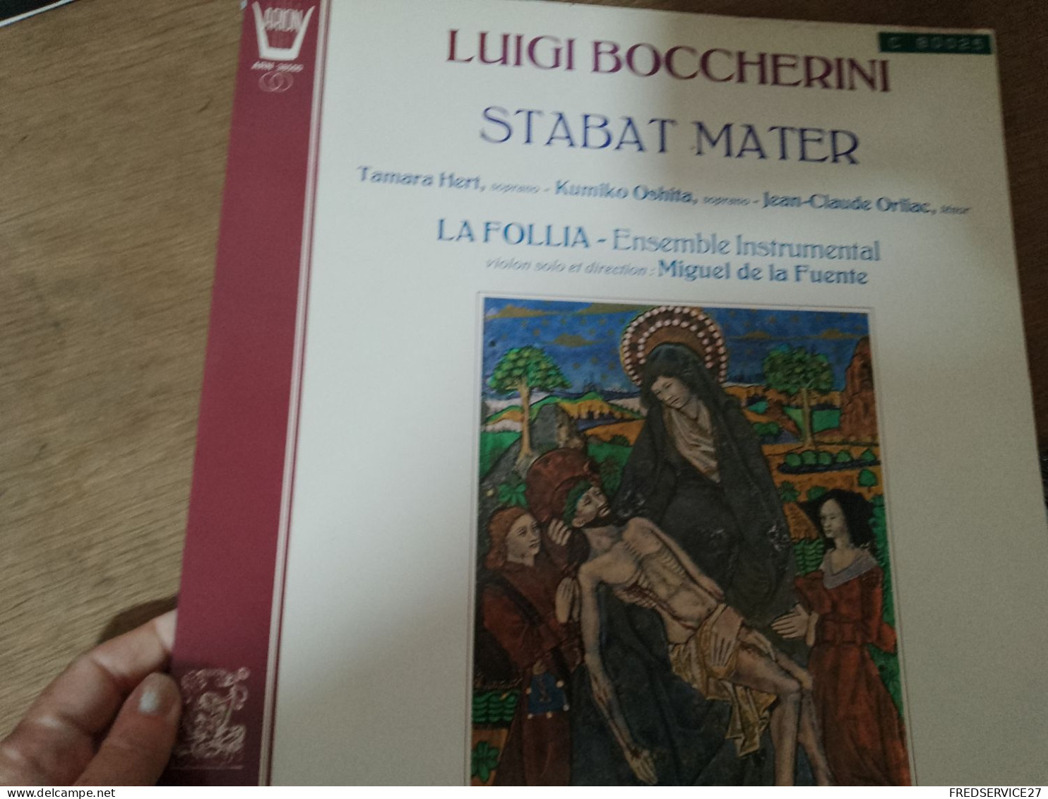 88 /  LUIGI BOCCHERINI / STABAT MATER  / LA FOLLIA - ENSEMBLE INSTRUMENTAL - Gospel & Religiöser Gesang