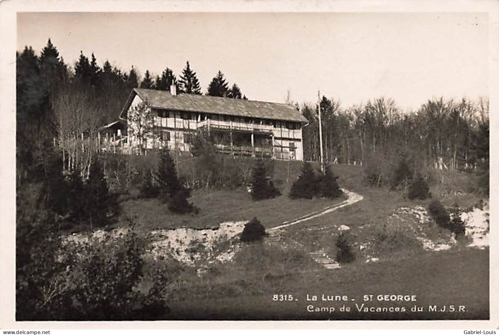 La Lune St George Camp De Vacances Du M.J.S.R Dist. Aubonne / La Loi Du Lézard 1933 - Aubonne