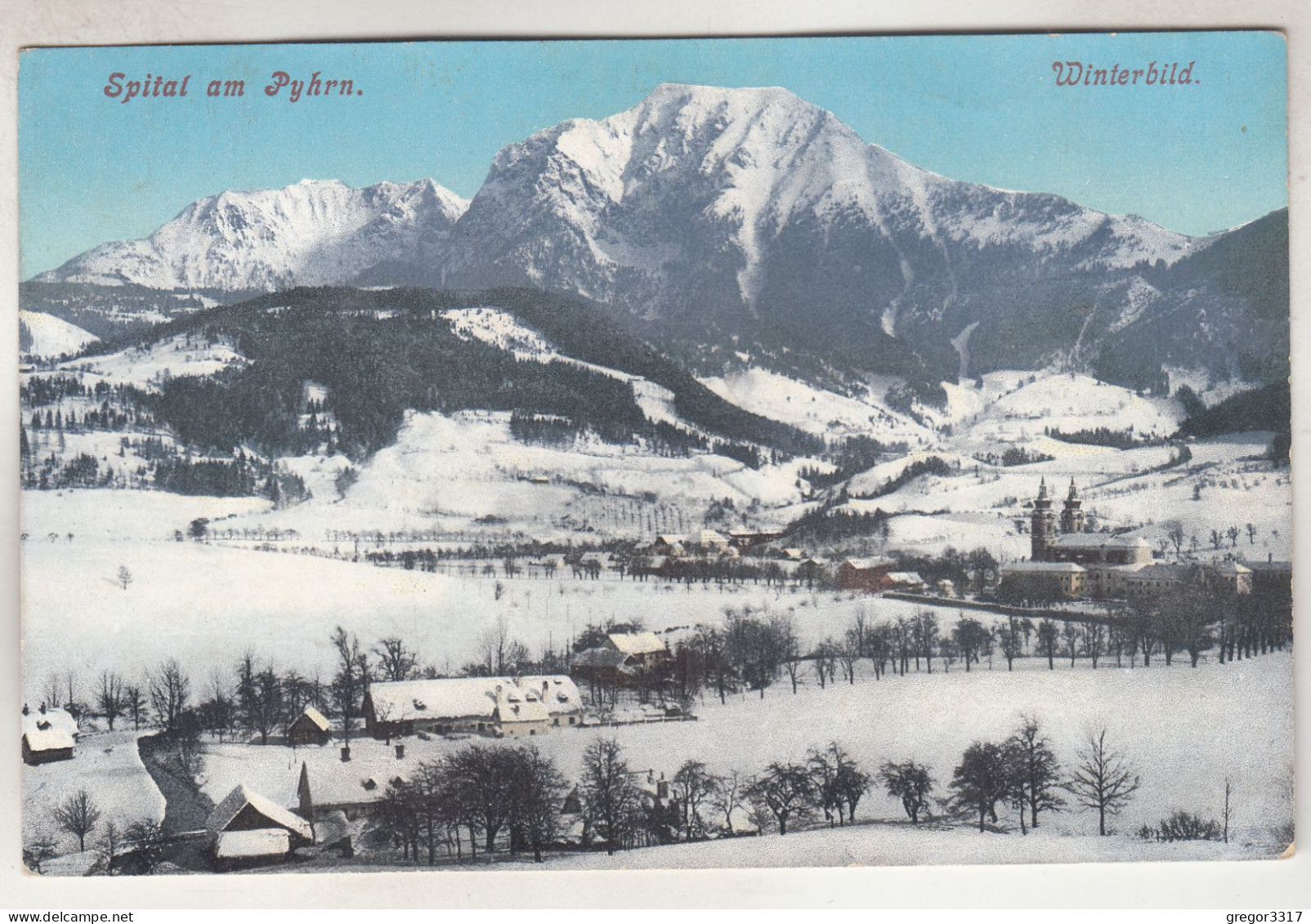 C6942) SPITAL Am PYHRN - Winterbild - Stark Verschneite Ansicht ALT 1919 - Spital Am Phyrn