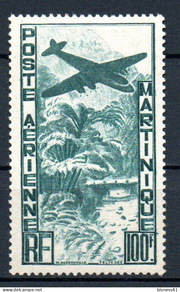 Col33  Colonie Martinique PA N° 14 Neuf X MH Cote : 9,00€ - Aéreo