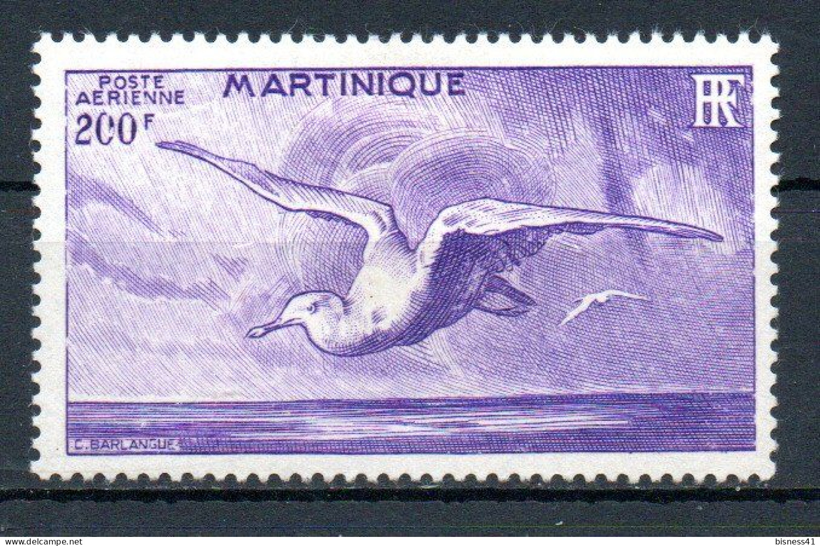 Col33  Colonie Martinique PA N° 15 Neuf X MH Cote : 48,00€ - Luchtpost